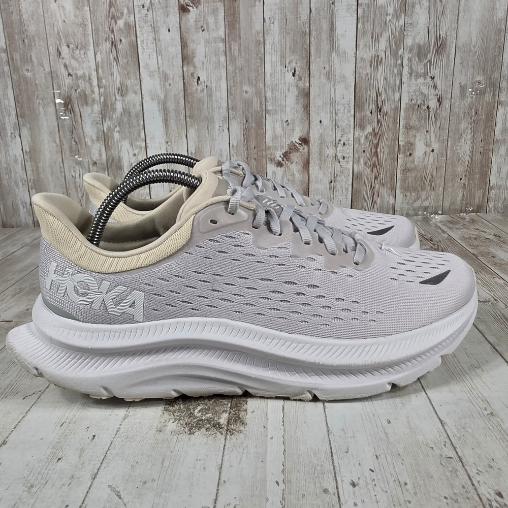 Hoka Kawana Womens Running Shoes Nimbus Cloud White 1123164-NCIF Size 10B